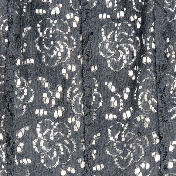 Forever 21 Black Lace Sleeveless Cocktail Dress High Neck Cut Out Small - Picture 7 of 10